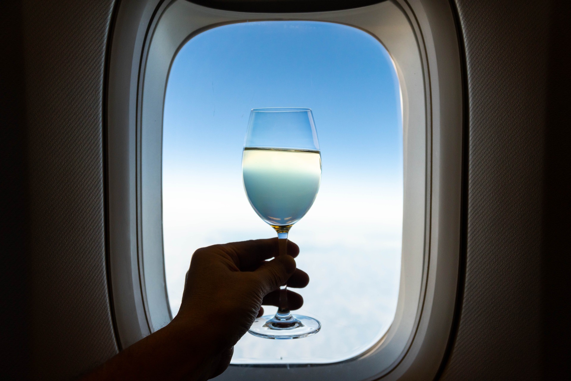 機内サービスのワイン